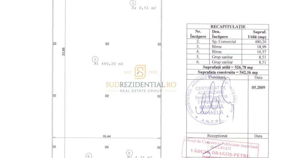 Spațiu Comercial 526,78 mp, vad excelent, parcare, zona Brancoveanu - Schiță 7