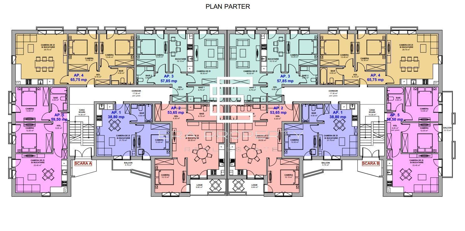 Apartament 3 camere 66mp, intabulat, Doamna Stanca, Sibiu - Schiță 10
