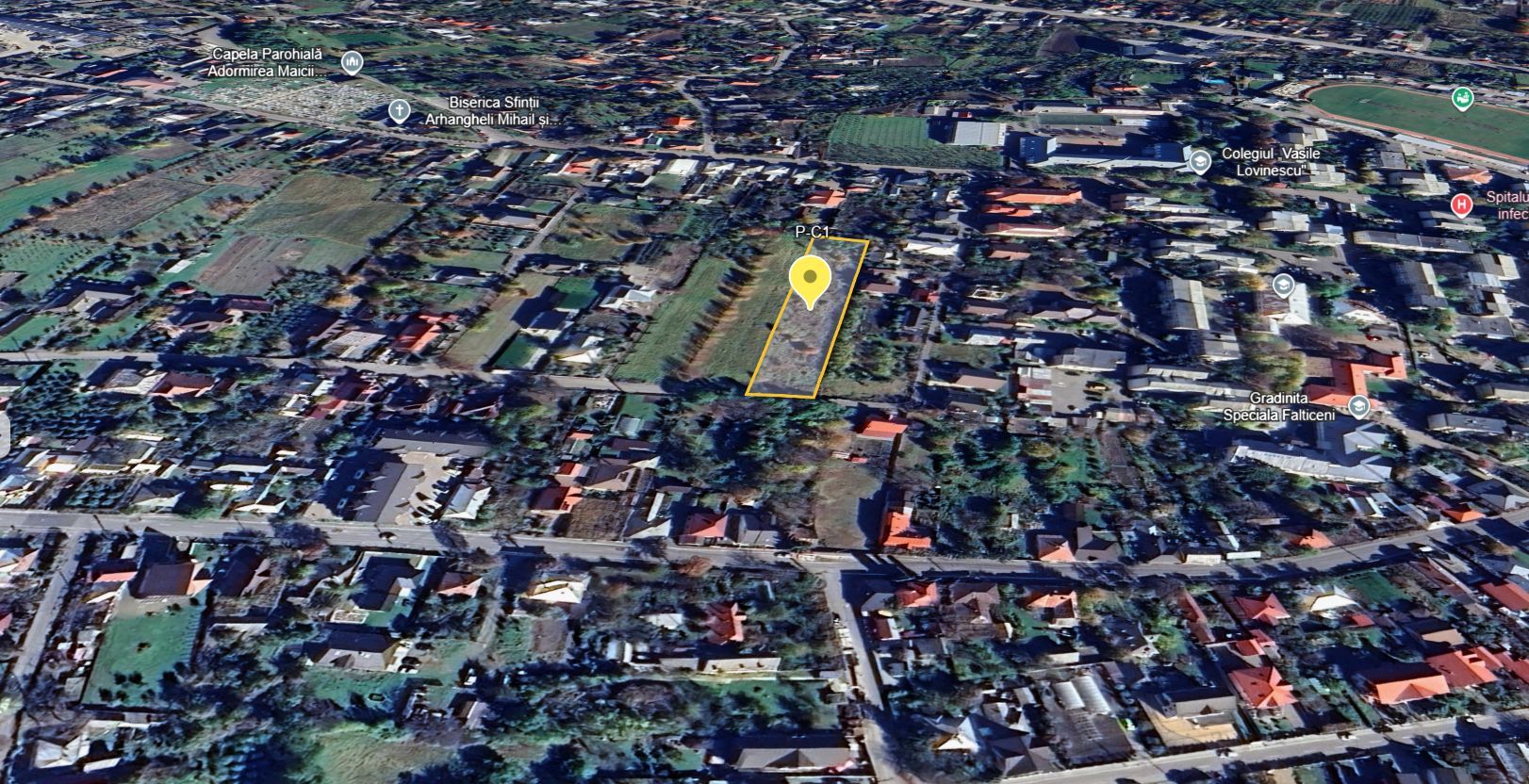 Teren intravilan central Falticeni - Poză 1