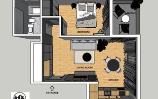 Apartament unic 2 camere Avalon - Pipera - Poză 18