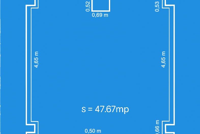 SAD 47,67 mp | vitrină și acces în piață | opțiune terasă - Schiță 3