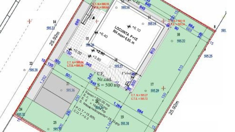 Casa individuala moderna in Cristian | Comision 0% - Schiță 18