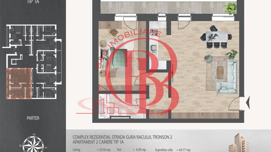 2 camere  700 metri de Metrou Nicolae Teclu - Schiță 12