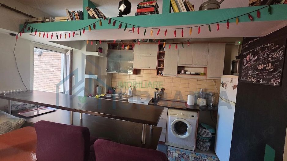 Apartament de inchiriat, 1 camera, 44 mp, open space, zona Garii, fosta Billa, Iasi - Poză 2