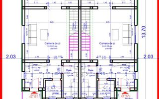 Casa in stil mediteranean, ultrafinisată 5 camere, 3 bai + curte. - Schiță 36