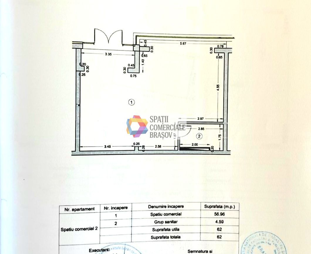 Spatiu comercial zona Coresi  - 124 mp - Poză 8