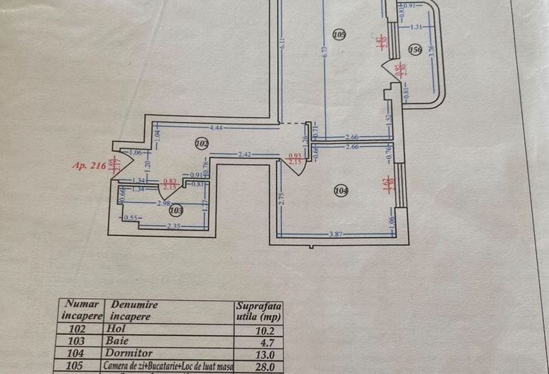 2 CAMERE + LOC DE PARCARE INLUS || PIPERA PORCHE - Schiță 28
