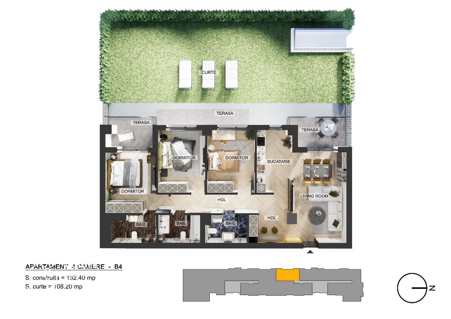 Apartamente 4 camere, Pipera, comision 0 % - Poză 18