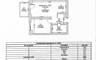 De închiriat: ap. 2 camere + parcare - NOU - Estoria - Nicolae Teclu - Poză 14