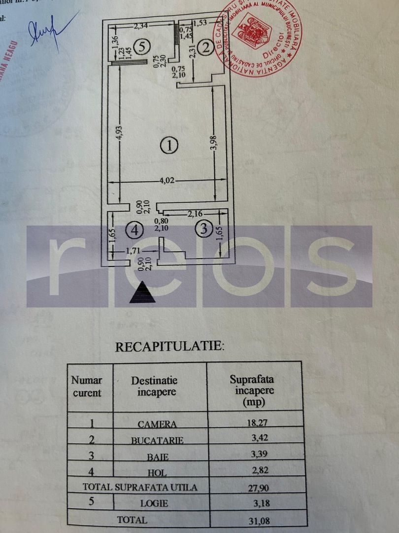 DE VANZARE GARSONIERA - LUJERULUI - METROU - Poză 6