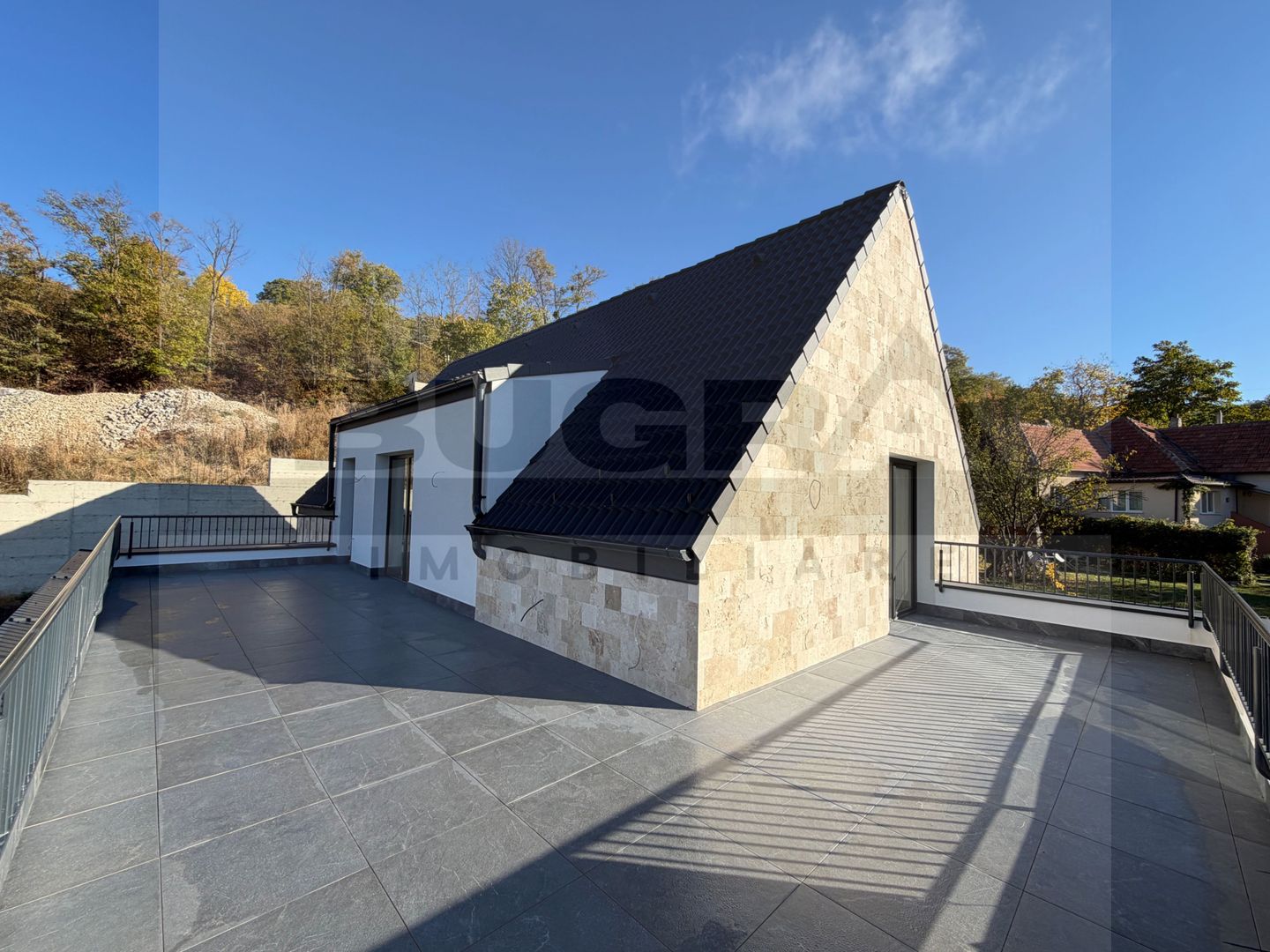 Casa cu arhitectura moderna 200mp, teren 800mp, Rooftop, zona Feleacu - Poză 21