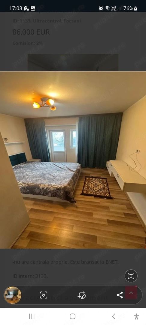 Ap 3 camere | et 2/8 – Piața Unirii, Focșani | 84 mp | - Poză 4