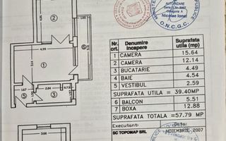 2 CAMERE  Parter Inalt cu balcon inchis || DOROBANTI CAPITALE|| - Schiță 14