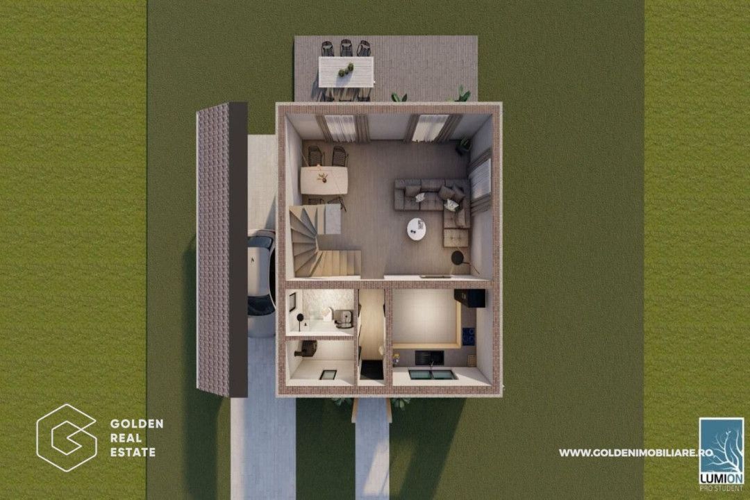 Casa/Vila CALYOPE P+E, 400 mp teren, Cartierul ATHENA, comision 0% - Poză 3