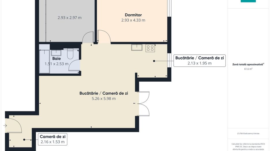 Apartament cu 3 camere Adora Park - Poză 8