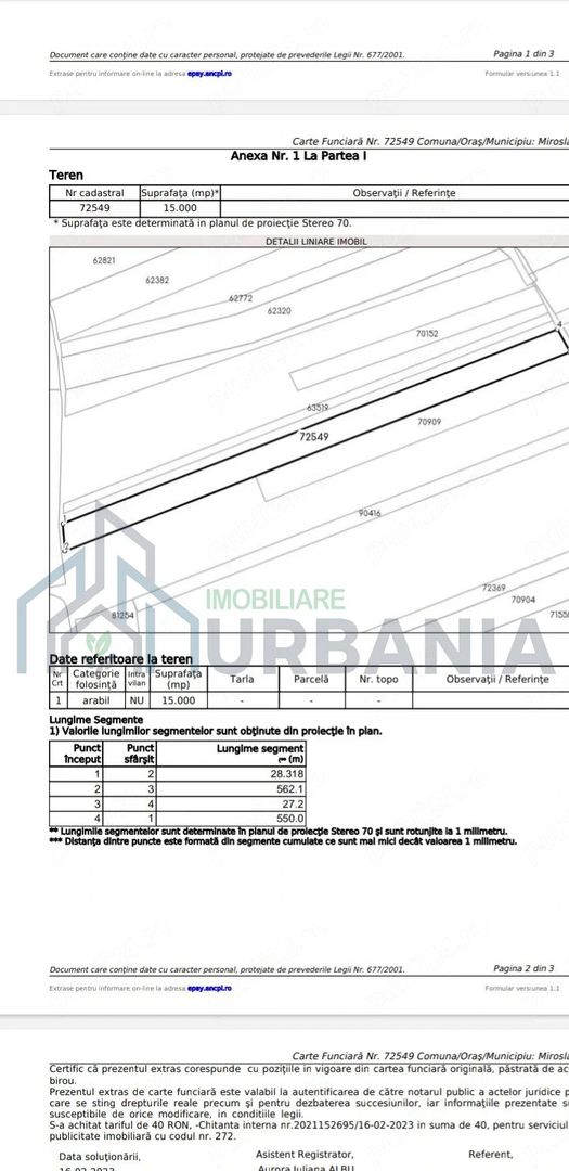 Teren agricol extravilan în Miroslava, Iași – 15.000 mp, acces facil - Poză 1