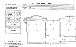 Racadau - Apartament cu doua camere, 58 mp + doua balcoane (7.6 mp) - Poză 5