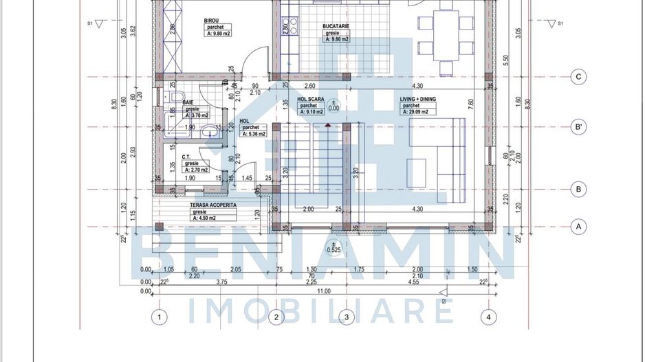 Casa-5 camere-P+1+P-147mp utili-600mp teren-Utilitati-Sanpetru - Poză 15