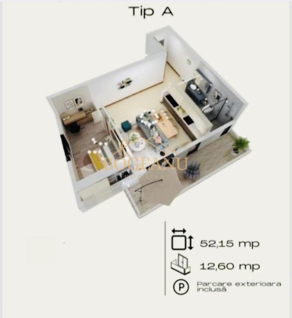 BG105-Ap 2 cam,Bloc nou,Lift-Torontalului - Poză 4