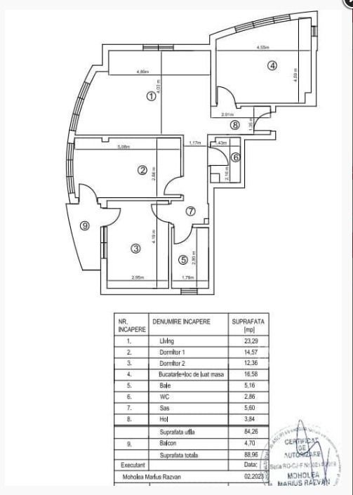 Apartament spațios cu 3 camere și 2 parcări subterane, în Gheorgheni - Poză 18