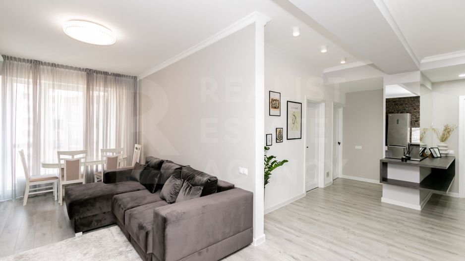 Chirie, apartament, 3 camere, bd. Renaşterii Naţionale, Rîşcani - Poză 3