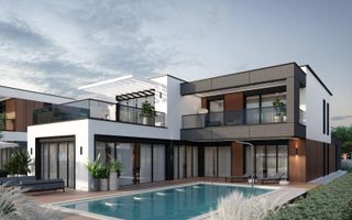 Vila exclusivista cu piscina si ponton pe malul Lacului Snagov - Poză 1