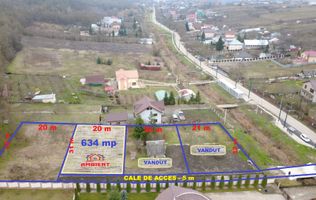 LOT teren INTRAVILAN,  634 mp, VASLUI, strada CASTANILOR;