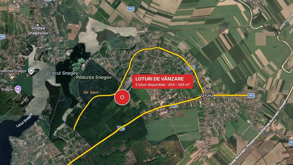 Teren de 500 mp, la marginea Pădurii Snagov - Poză 1
