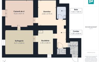 Apartament 3 camere, 62.2 mp, strada Ion Ghica - Poză 2