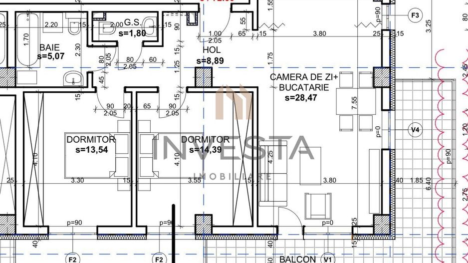 Apartament 3 camere constructie premium! Cu extras de carte funciara! - Poză 3