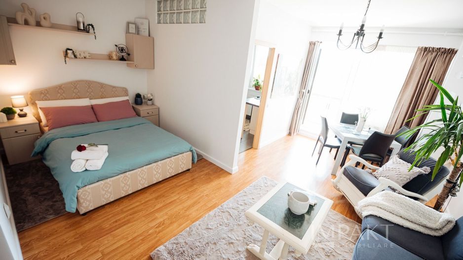 Inchiriere apartament cu o camera, mobilat modern, in zona Iullius Mall! - Poză 3