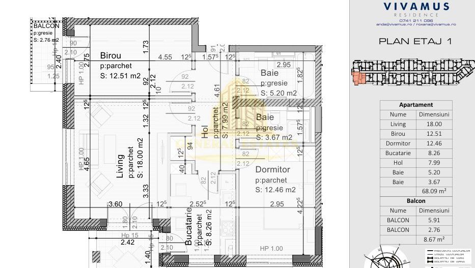 APARTAMENT 3 CAMERE, Tractoru, Brasov - Poză 2