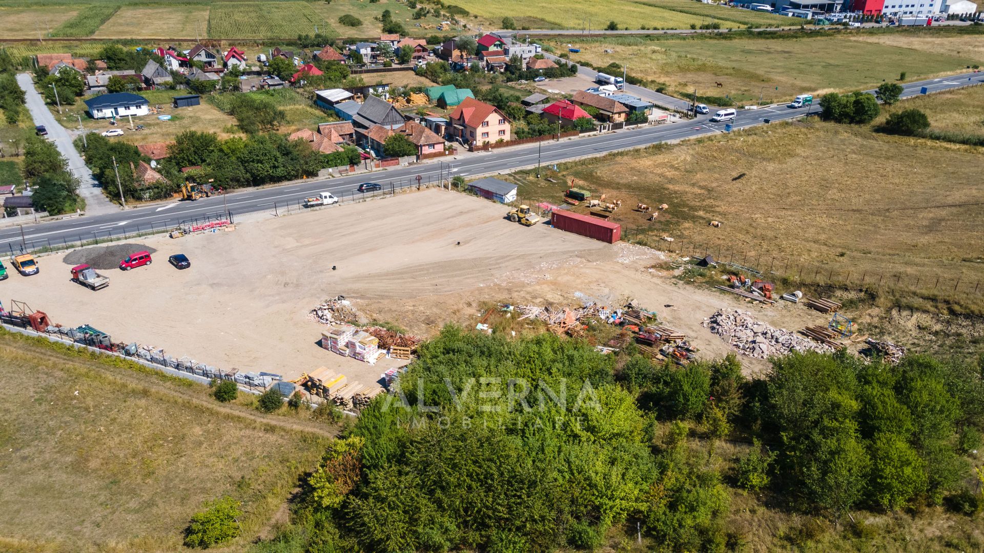 Teren intravilan 7160mp - front 90mp la DN1C - Rascruci - Bontida - Poză 2