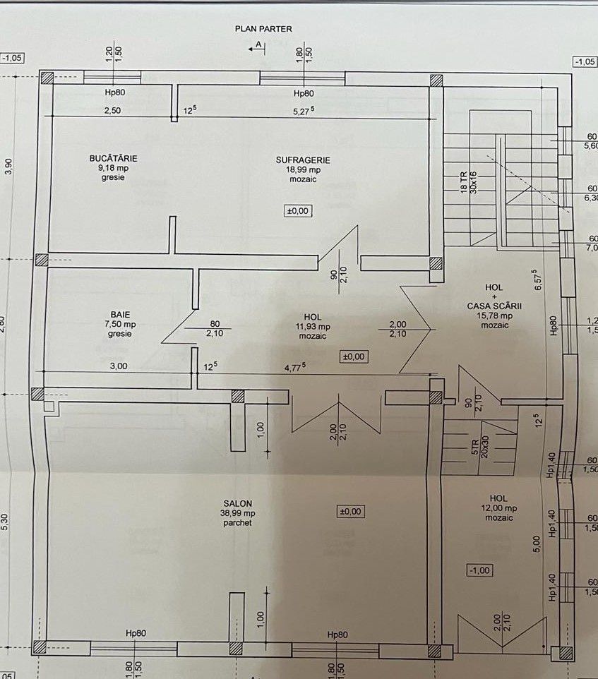 Casa S+P+E+M | 605 mp utili | 10 camere | 3 bucatarii | 4 bai | 3 terase | Garaj - Poză 42