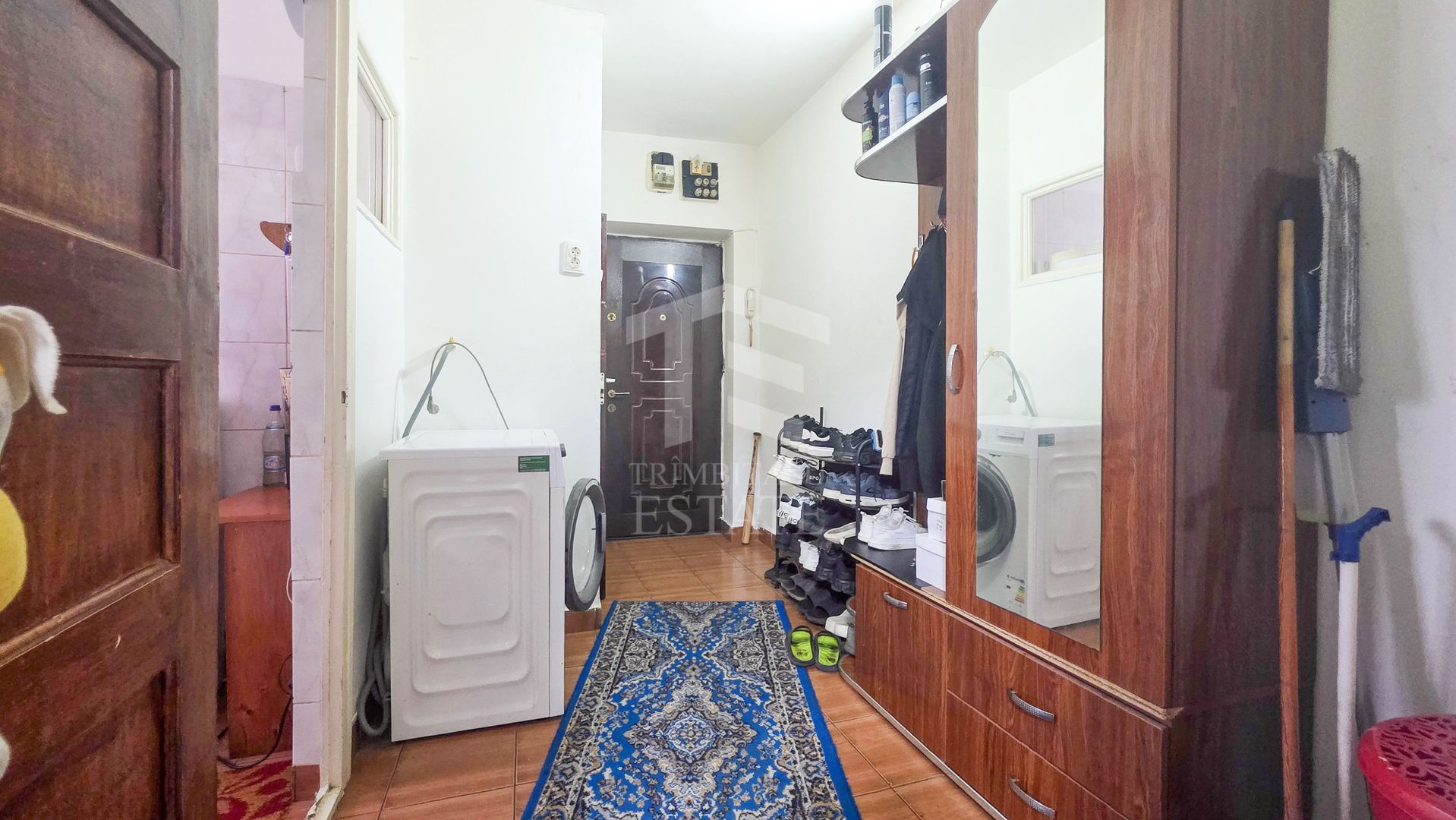 Apartament intim de 3 camere, complet mobilat și utilat + centrala - Poză 7
