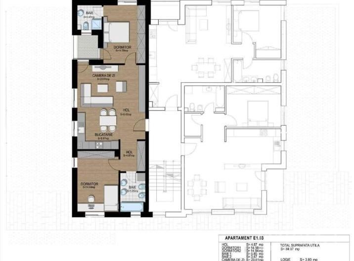 Apartament cu 3 camere, bloc nou,  situat in cartierul Europa! - Poză 12