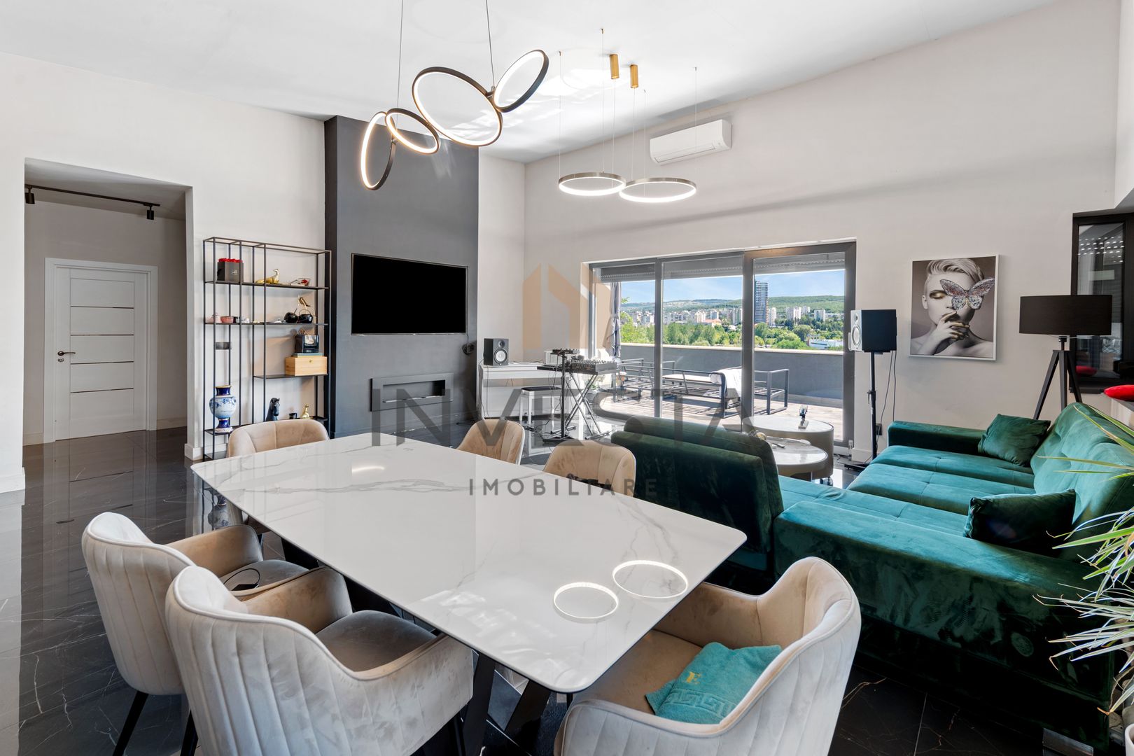 Penthouse 4 camere! 166 mp utili! Panorama deosebita! - Poză 3