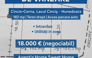 📍 Teren intravilan, Cincis-Cerna – Hunedoara