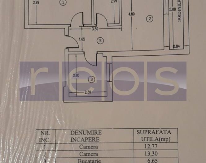 DE VANZARE AP 2 CAMERE 55 MP GORJULUI-PACII | DECOMANDAT | METROU - Schiță 9