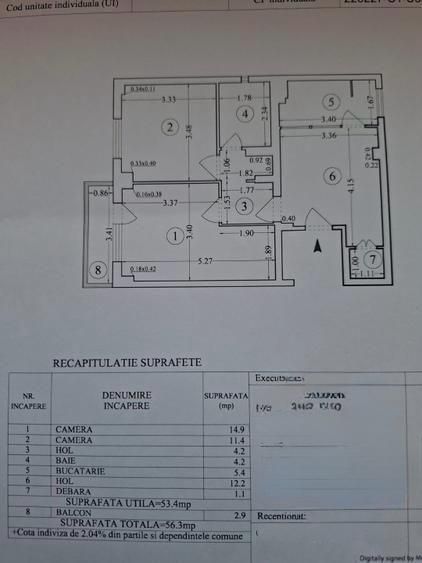 CAMERE ‖ CALEA MOSILOR ‖ BLOC REABILITAT ‖ 13 MIN METROU OBOR - Schiță 10