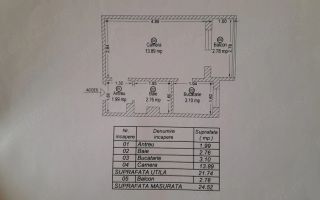 Garsoniera Freidorf cu centrala - Schiță 6