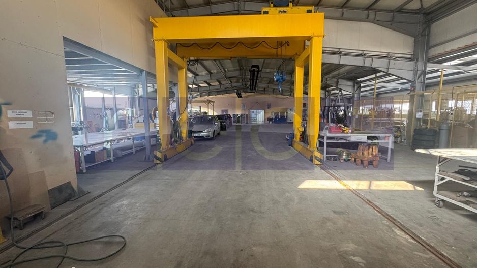 Hală industrială 774 mp cu pod rulant + aviz ISU | Crevedia | Acces DN1A | TIR - Poză 2