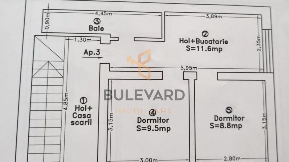 Comision 0! Casa tip vila cu 6 apartamente in zona BT Arena! - Schiță 53