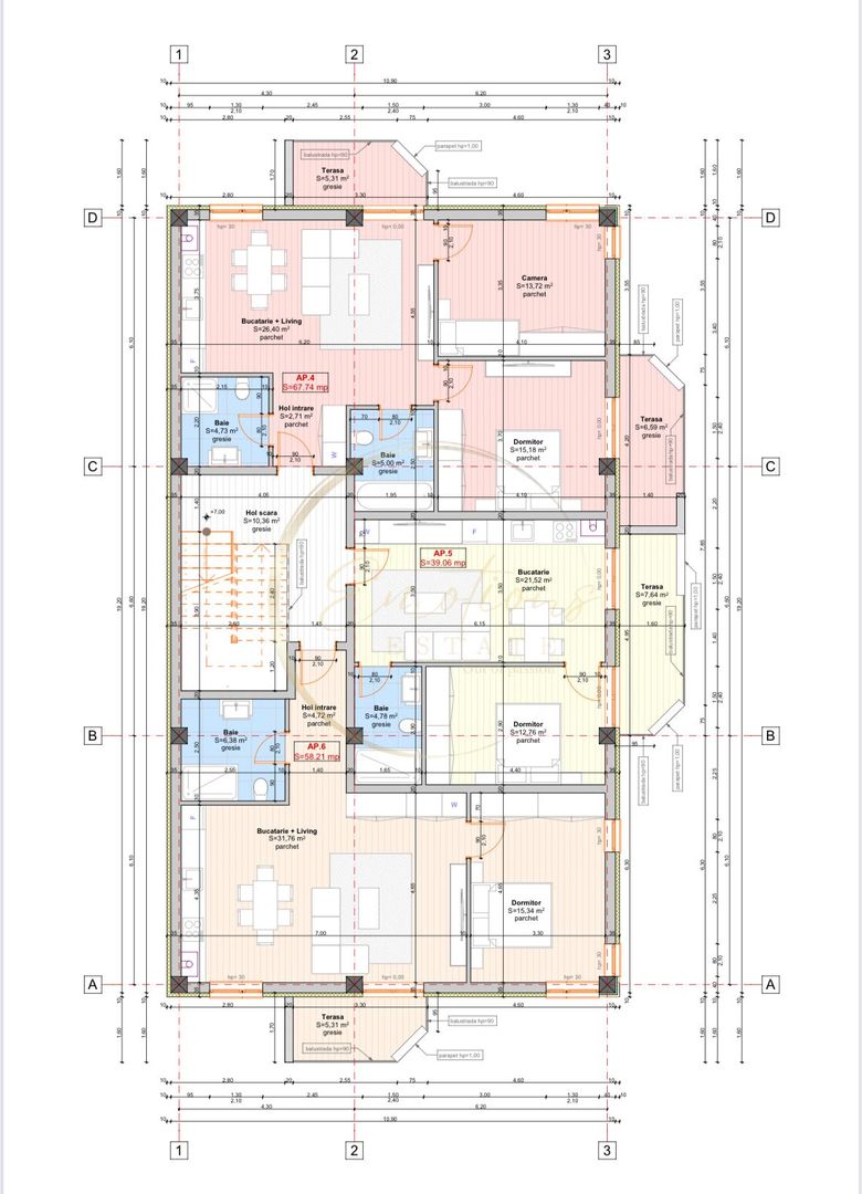 NOU | Apartament 2 camere - Mosnita Noua - Schiță 21