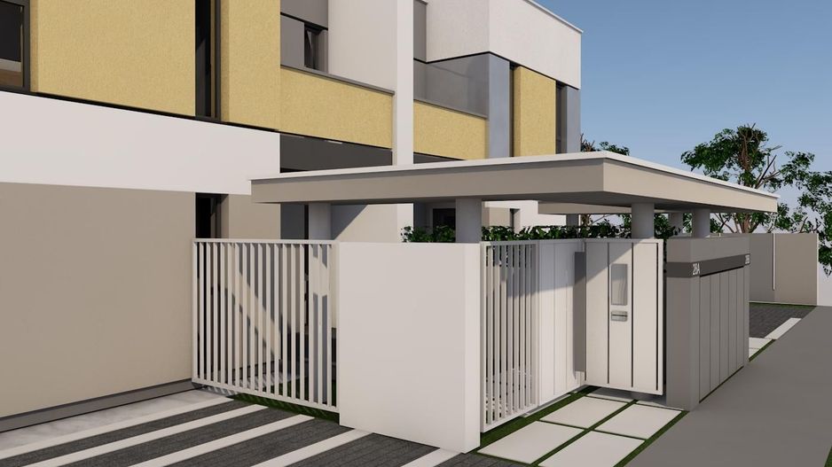 Duplex nou cu 4 camere, la stadiul de proiect-219.900€ Moșnița Nouă - Poză 2