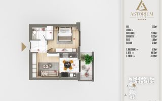 2 CAMERE - BLOC NOU - FINALIZAT - ULTRAFINISAT - PRET PROMO - Poză 10