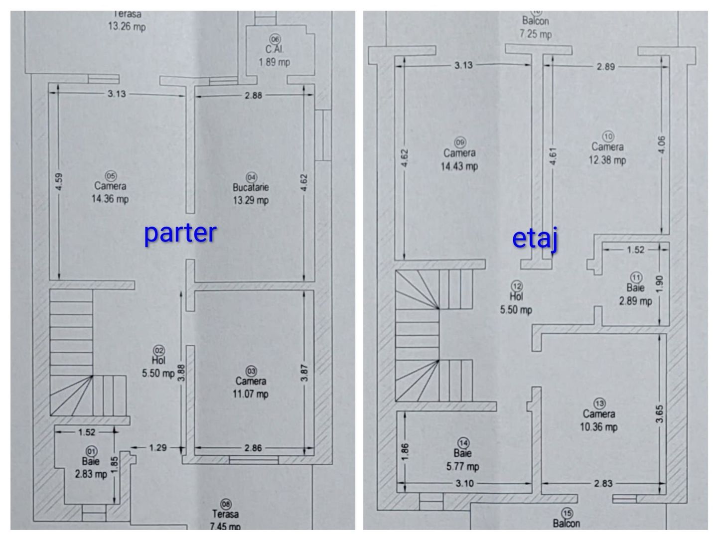Braytim-Giroc | 5 camere | 3 bai | 4 terase | Asfalt - Poză 16