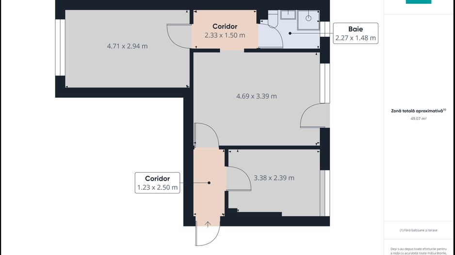 Apartament 2 camere etaj 2, Podgoria - Poză 8