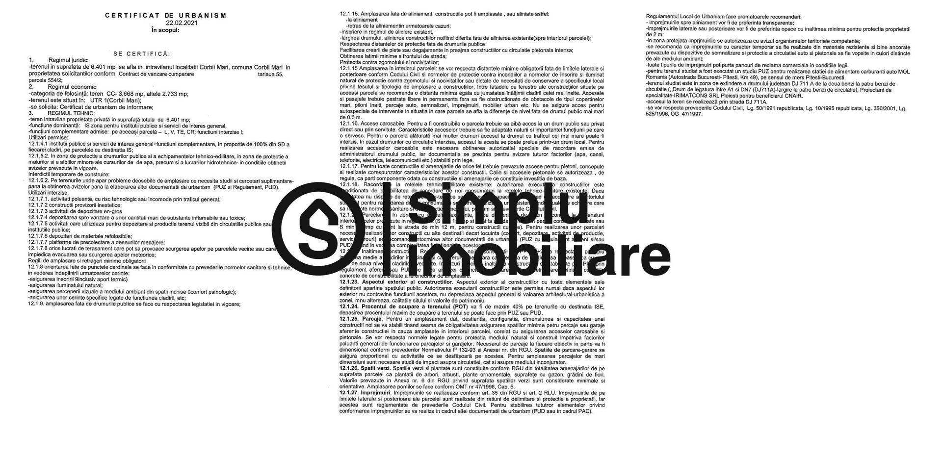 Teren pentru investitie Autostrada A1 Bucuresti-Pitesti - Schiță 3