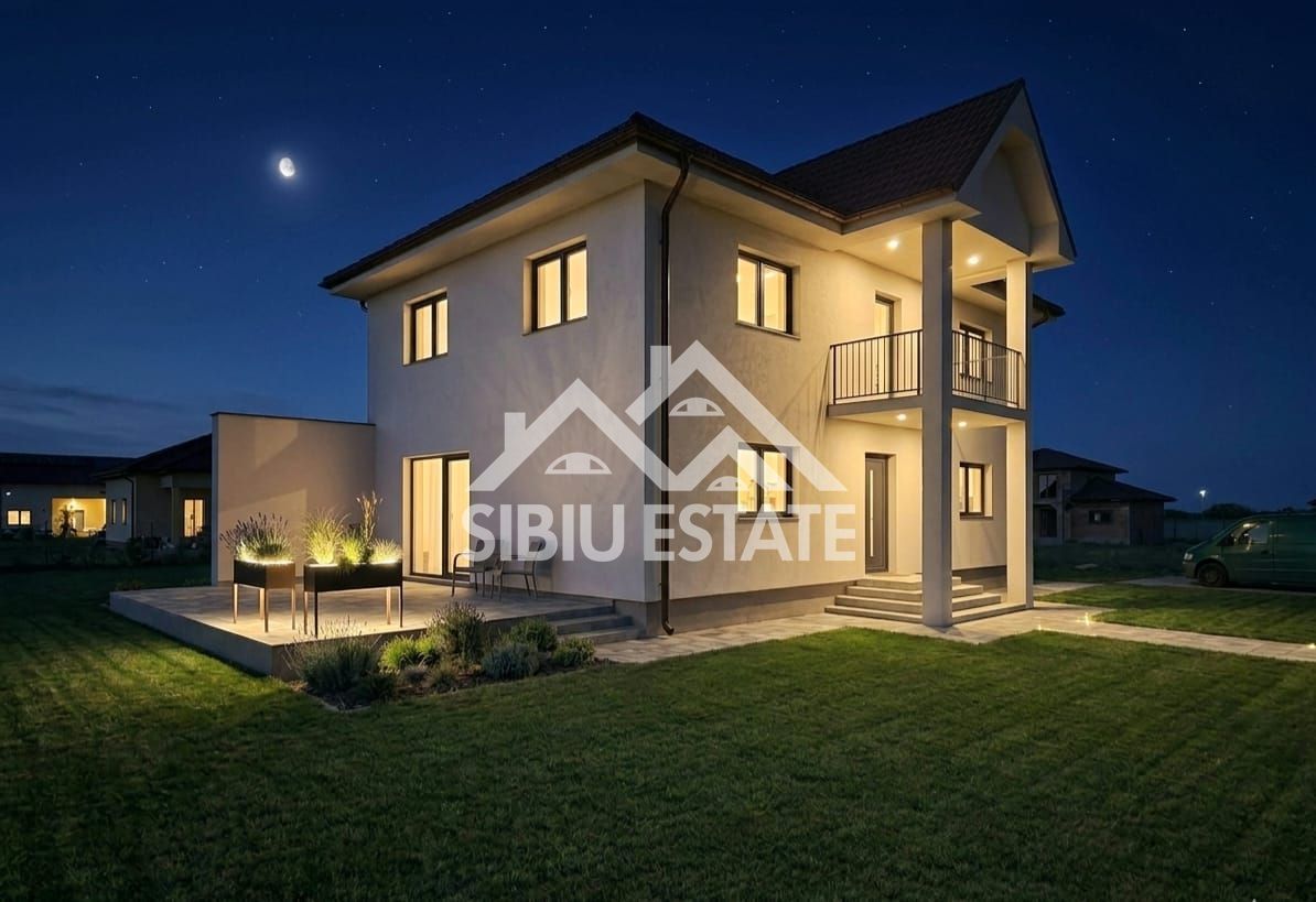 Casa si curte mare NOU Sibiu, Cristian - Poză 1
